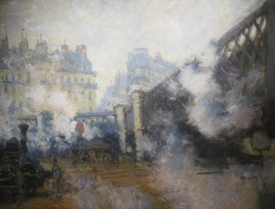 Le Pont de l'Europe, gare Saint-Lazare - Claude Monet