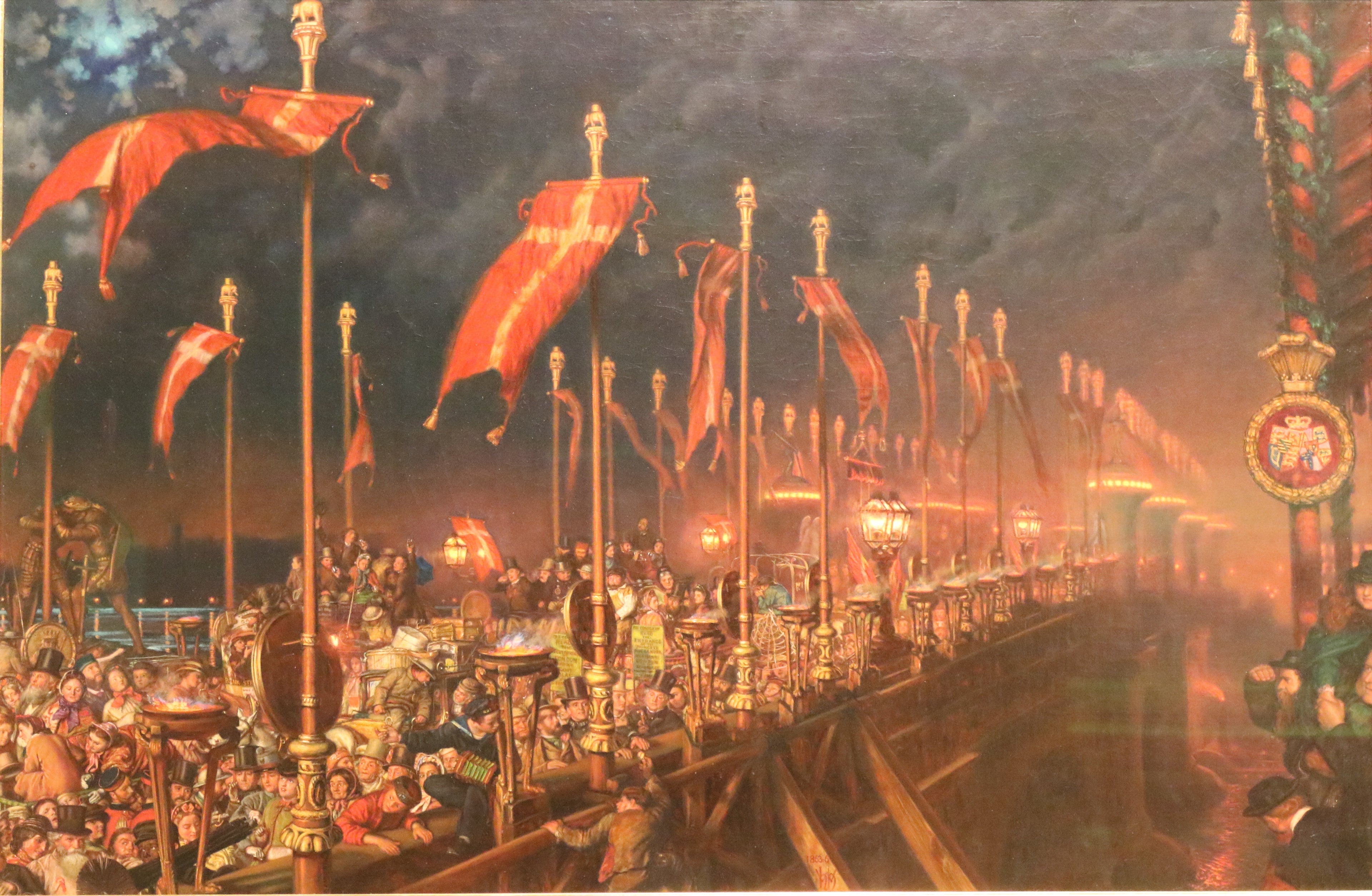 Le pont de Londres le soir du mariage du prince et de la princesse de Galles - William Holman Hunt