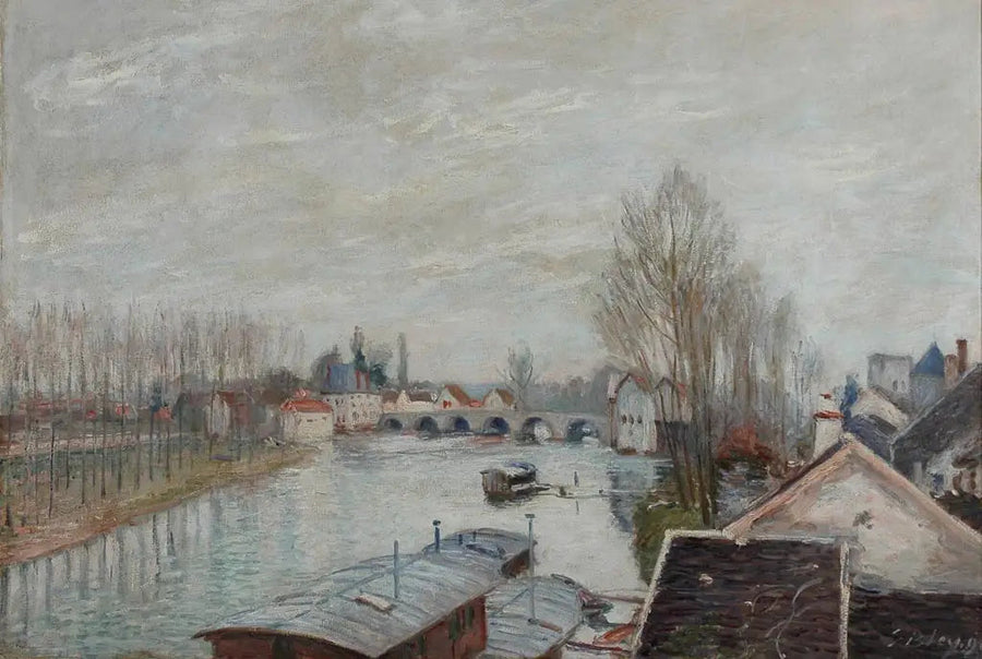 Le pont de Moret - Alfred Sisley