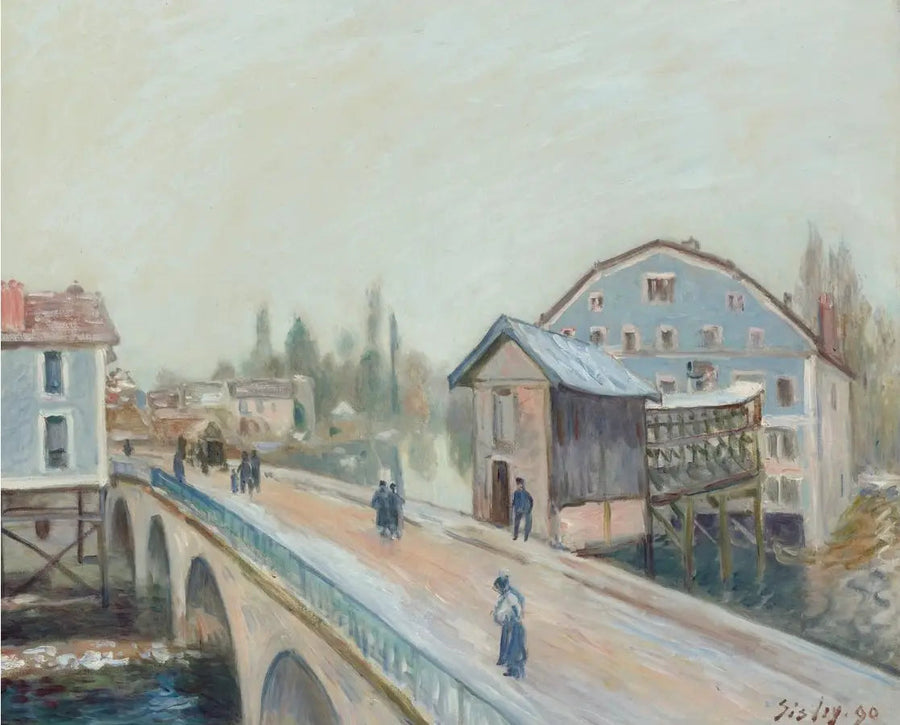 Le Pont de Moret - Alfred Sisley
