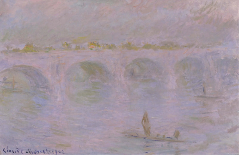 Le pont de Waterloo à Londres - Claude Monet