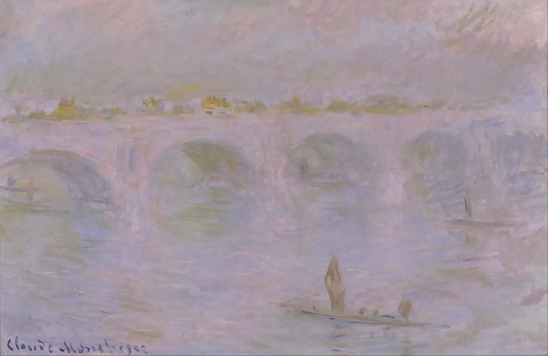 Le pont de Waterloo à Londres - Claude Monet