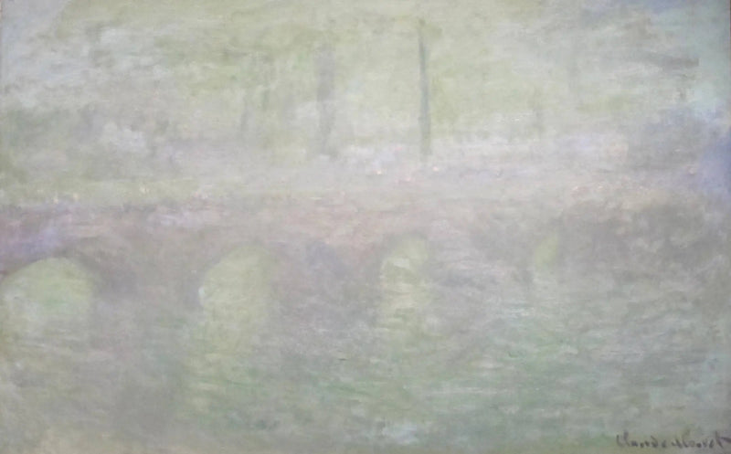 Le pont de Waterloo, à Londres, à Dusk - Claude Monet