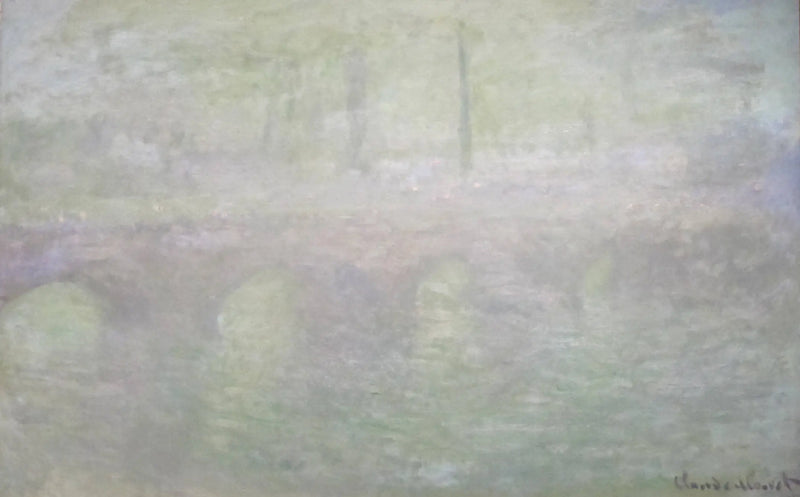 Le pont de Waterloo, à Londres, à Dusk - Claude Monet