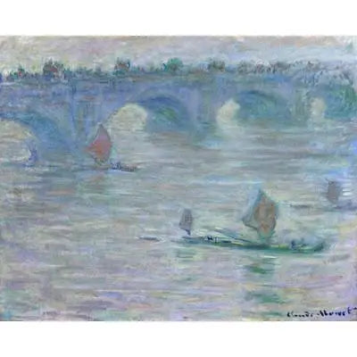 Le pont de Waterloo - Claude Monet