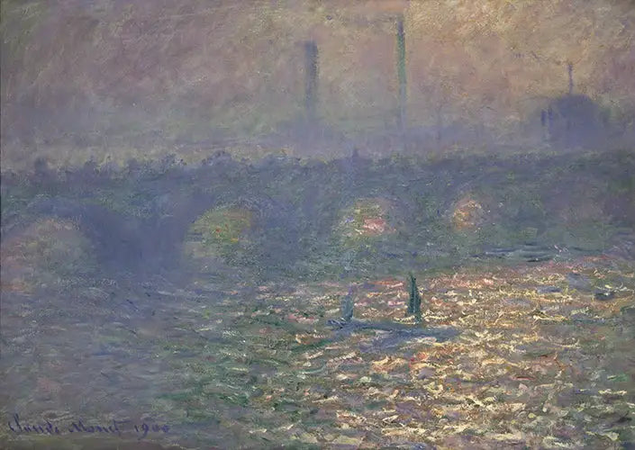 Le pont de Waterloo - Claude Monet