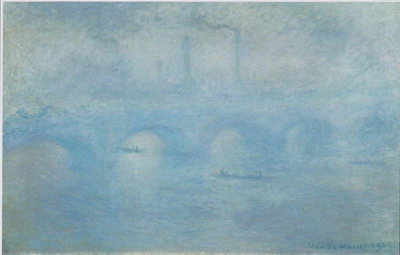 Le Pont de Waterloo. Effet de brouillard - Claude Monet
