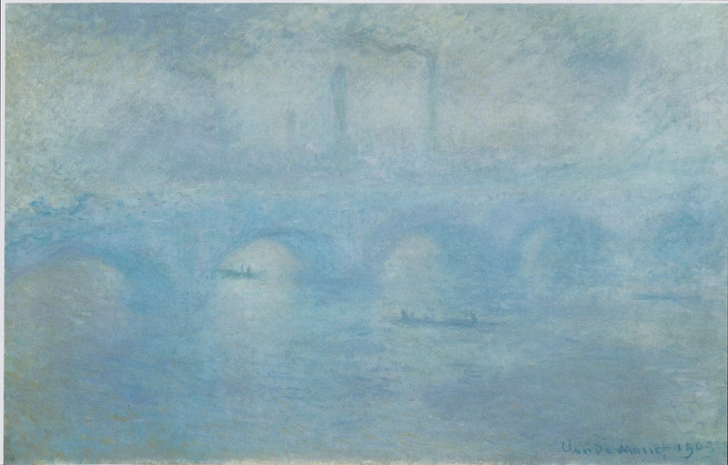 Le Pont de Waterloo. Effet de brouillard - Claude Monet