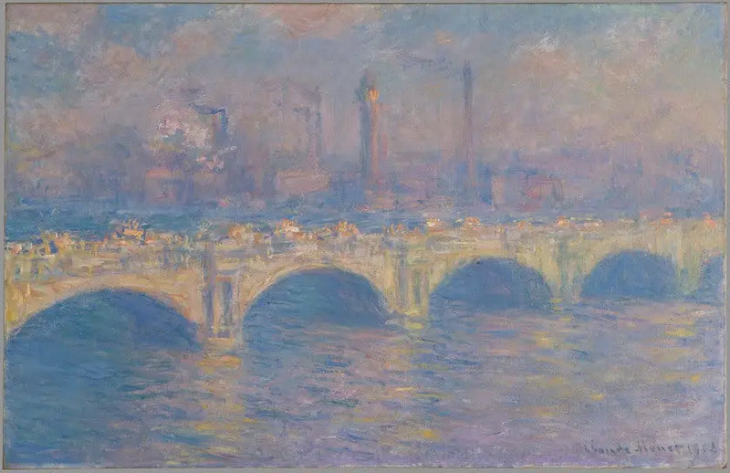 Le pont de Waterloo, Londres - Claude Monet