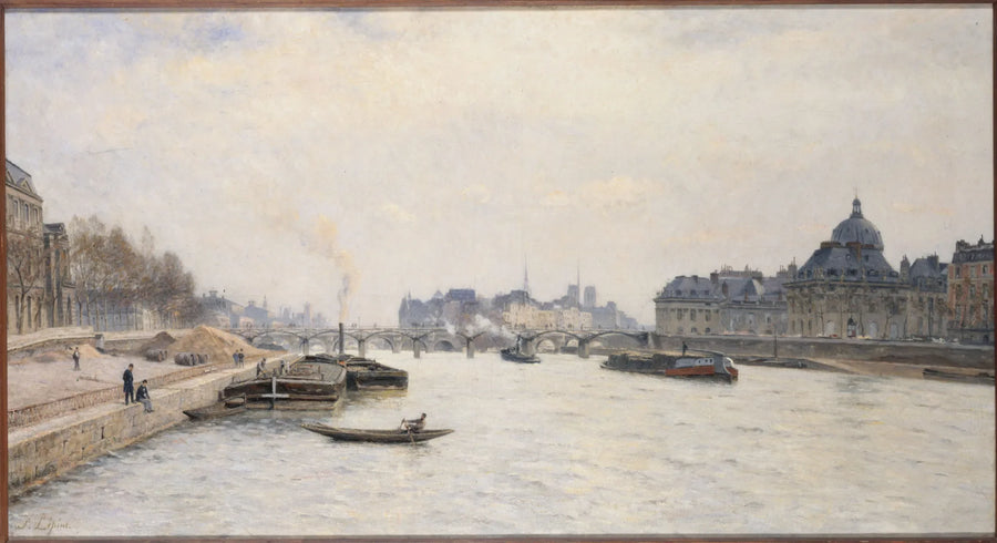 Le pont des Arts, vue du pont Royal - Stanislas Lépine