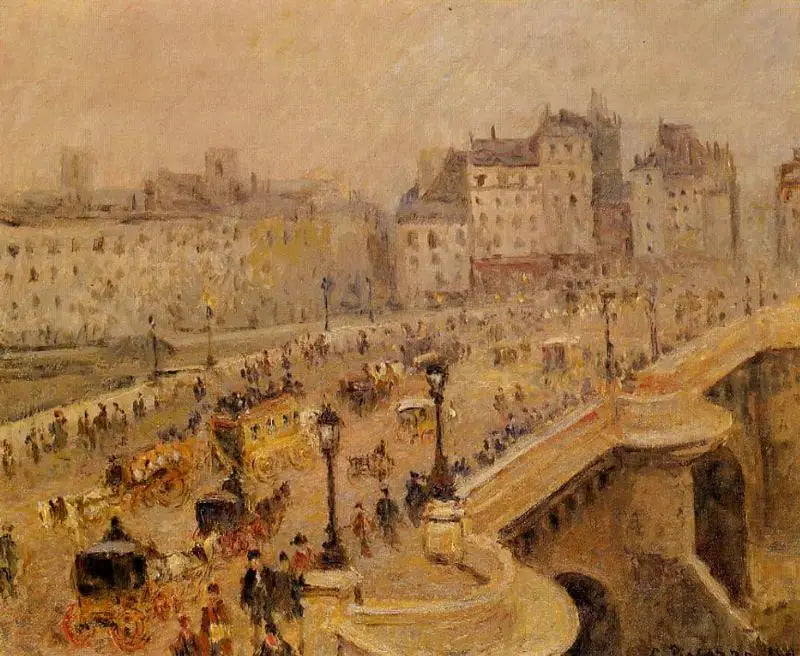Le Pont-Neuf, Brume (Deuxième Série) - Camille Pissarro