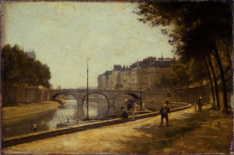 Le pont Saint-Michel - Stanislas Lépine