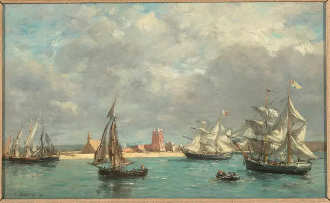 Le Port de Camaret - Eugène Boudin