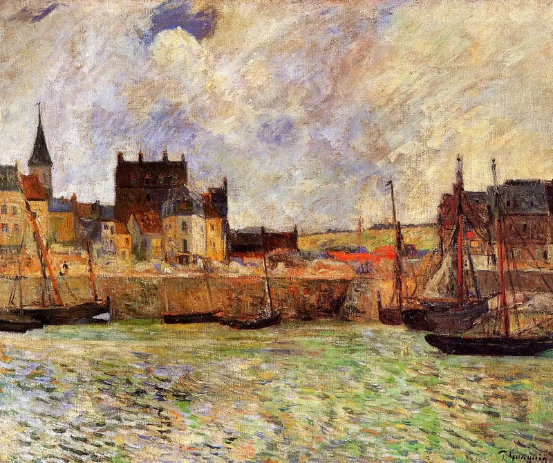 Le Port de Dieppe - Paul Gauguin