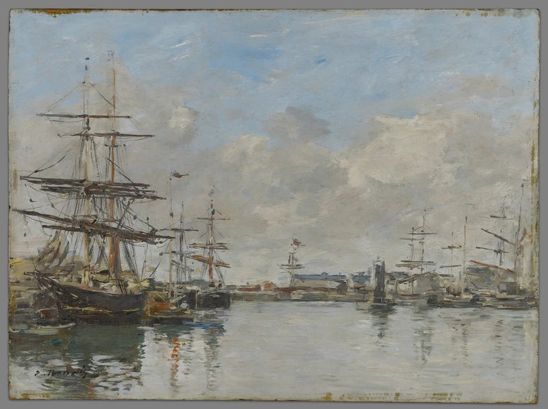 Le port du Havre - Eugène Boudin
