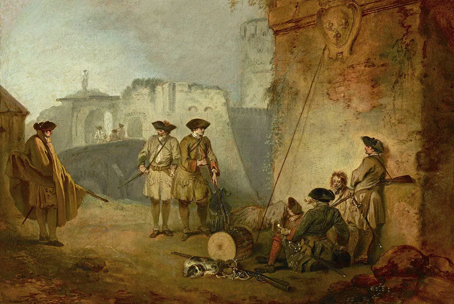 Le portail de Valenciennes - Antoine Watteau