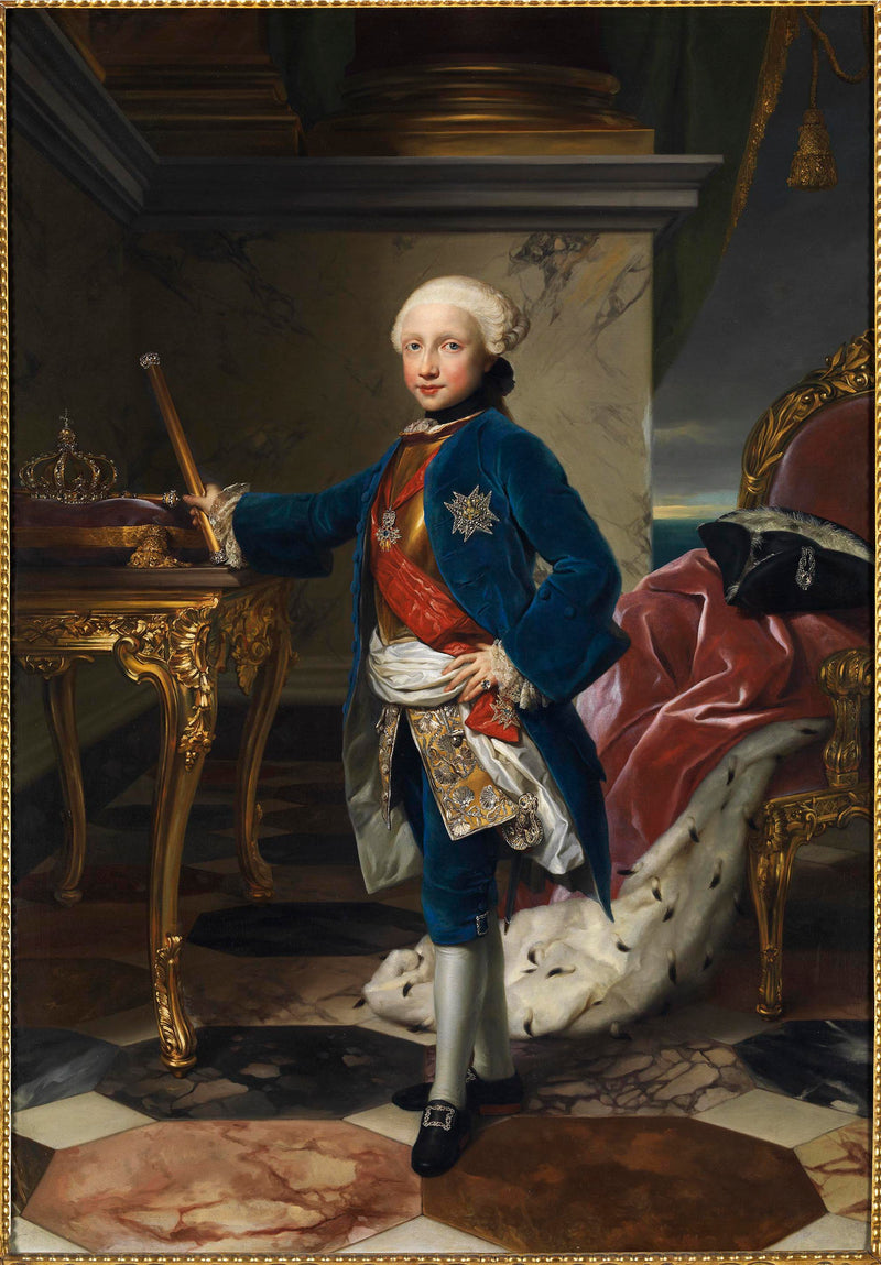 Le Portrait de Ferdinand IV - Anton Raphael Mengs