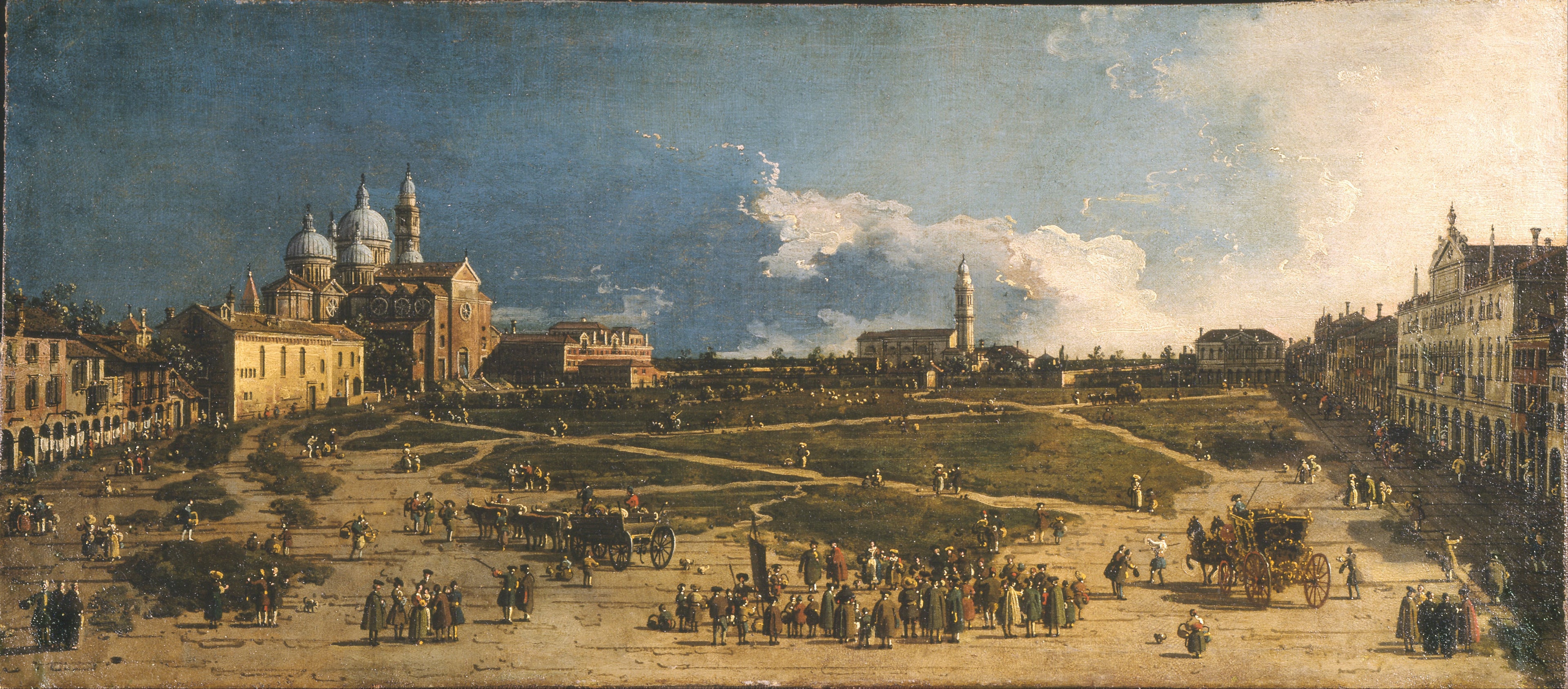 Le Pra della Valle à Padoue - Canaletto