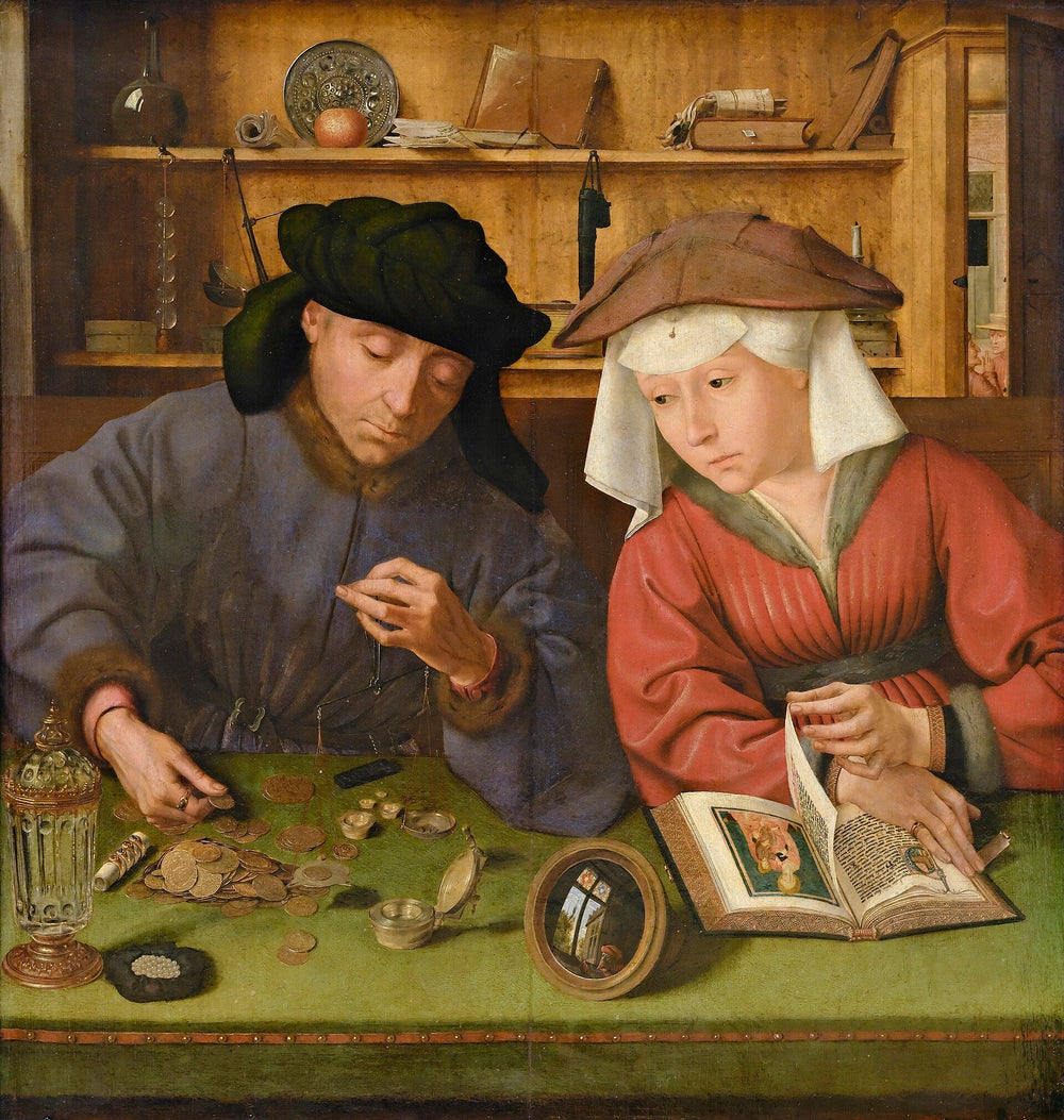 Le Prêteur et sa femme - Quentin Metsys - Alpha Reproduction