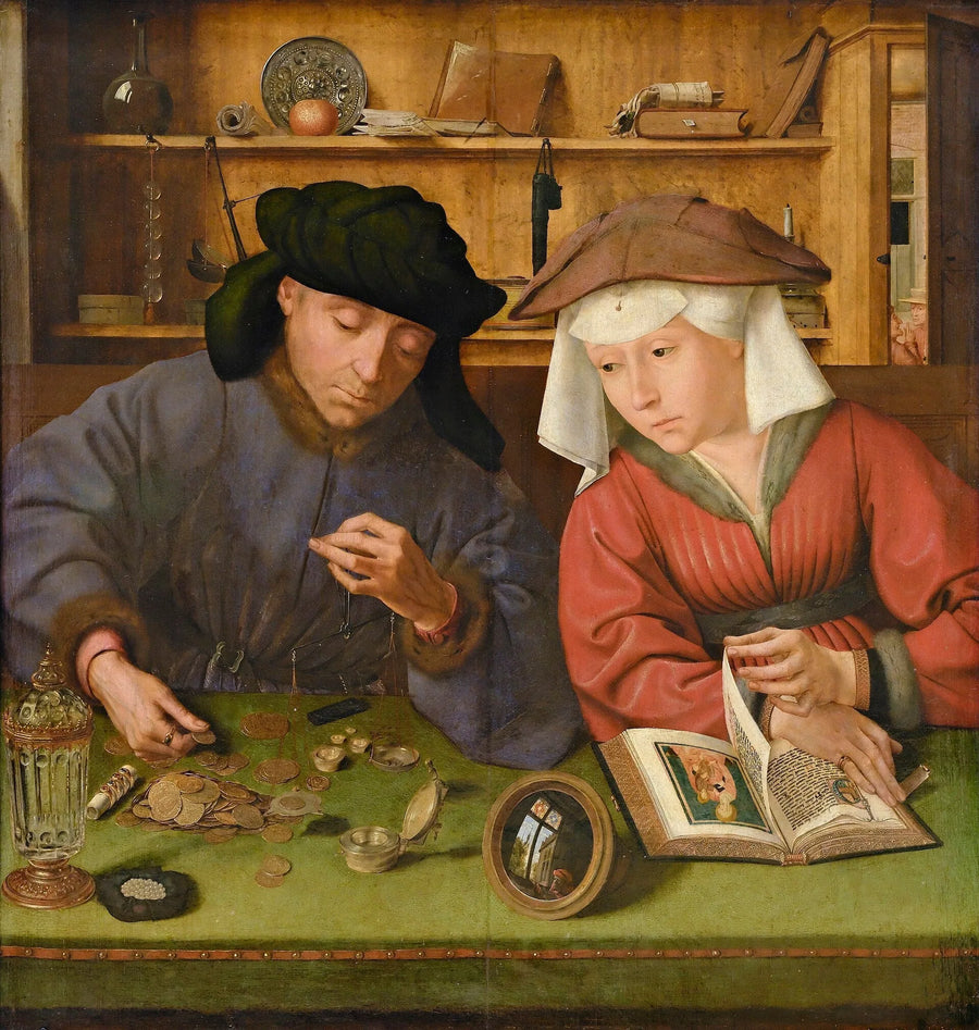 Le Prêteur et sa femme - Quentin Metsys