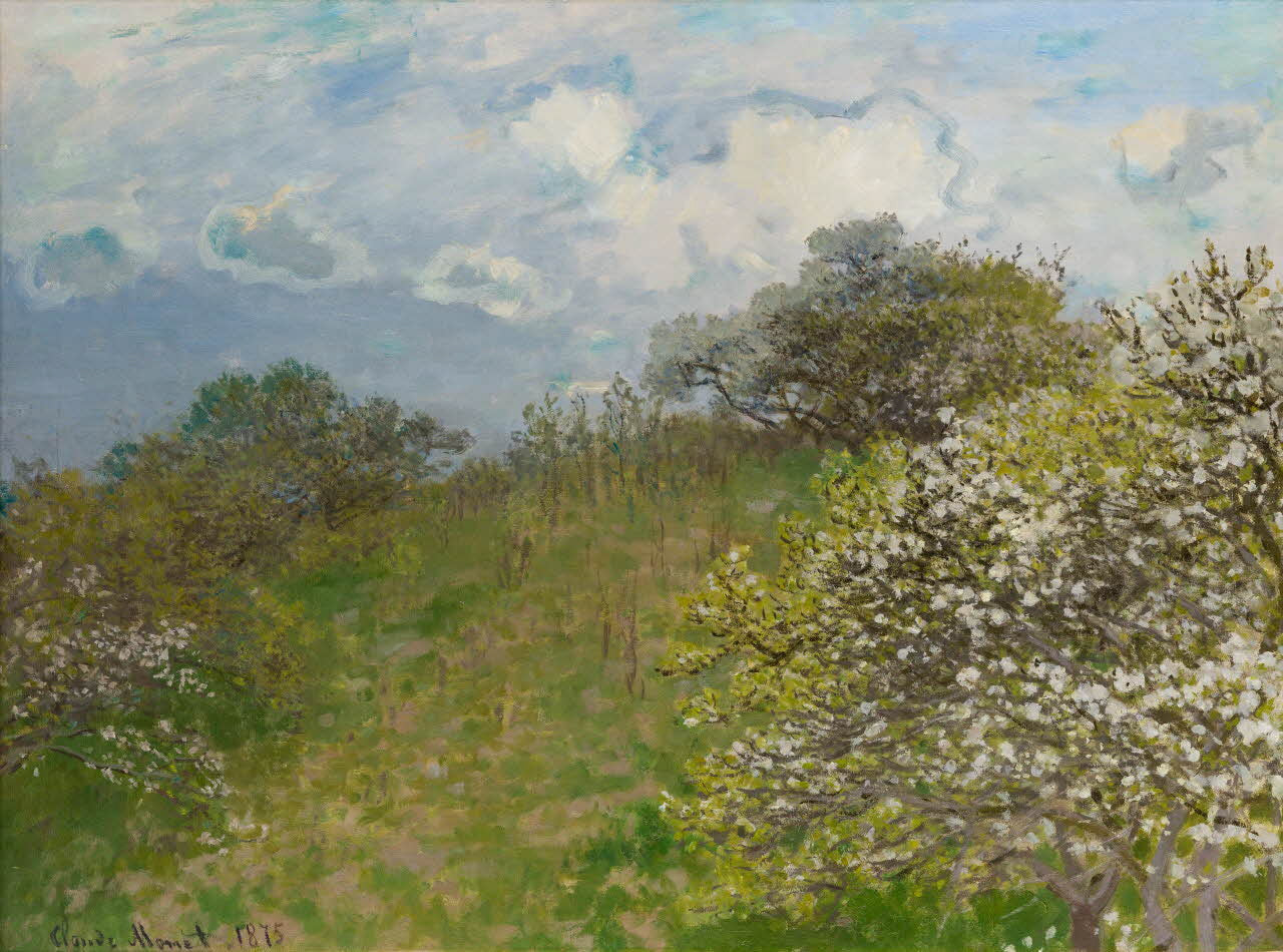 Reproduction du tableau « Le printemps - Claude Monet » par Alpha Reproduction en peinture à l’huile