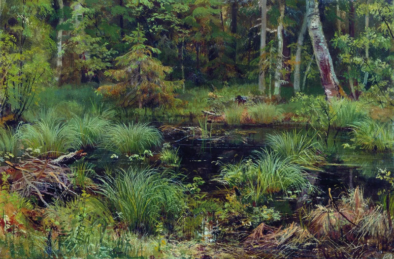 Le printemps dans la forêt - Ivan Chichkine
