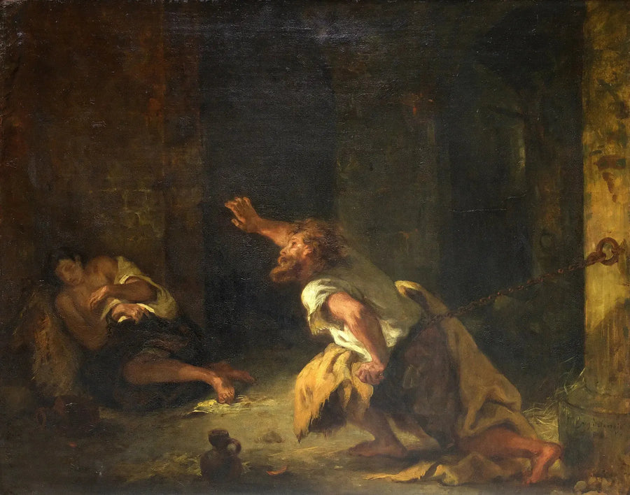 Le Prisonnier de Chillon - Eugène Delacroix