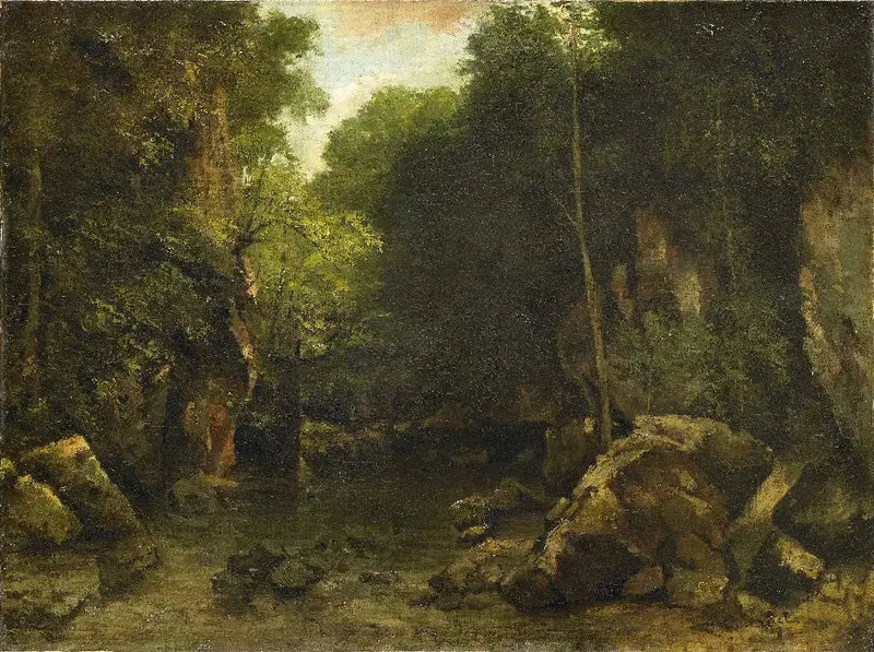 Le Puits-Noir - Gustave Courbet