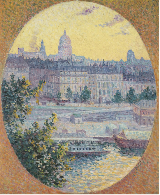 Le Quai de Montebello et la colline Sainte-Geneviève - Maximilien Luce