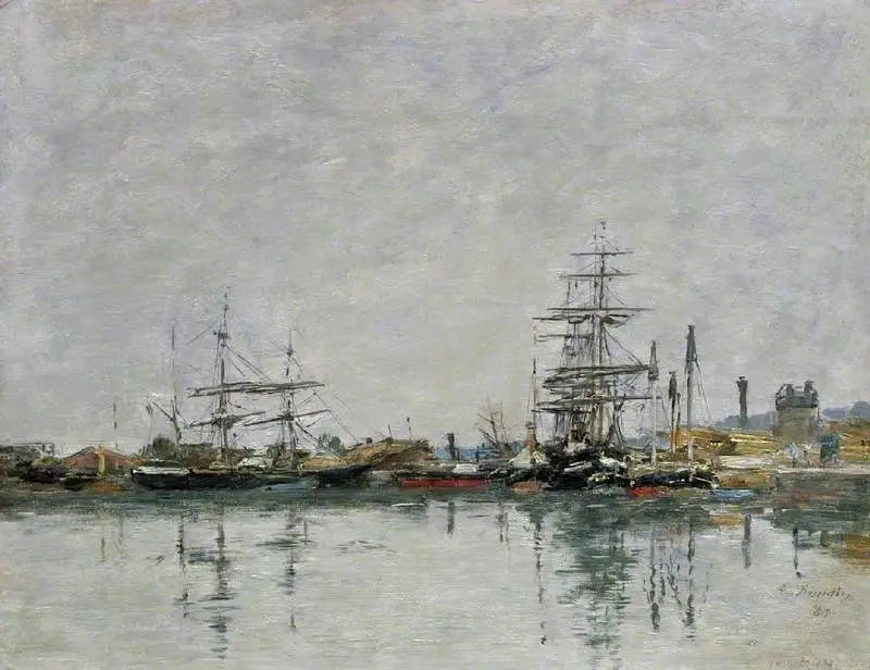 Le quai du Havre - Eugène Boudin