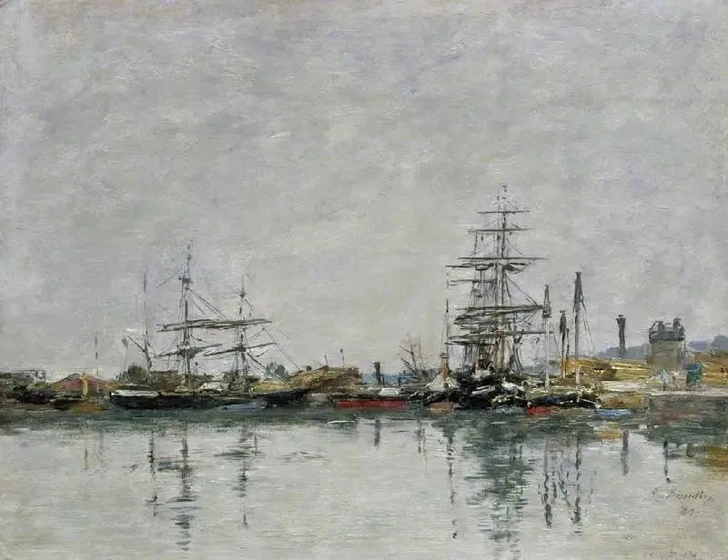 Le quai du Havre - Eugène Boudin