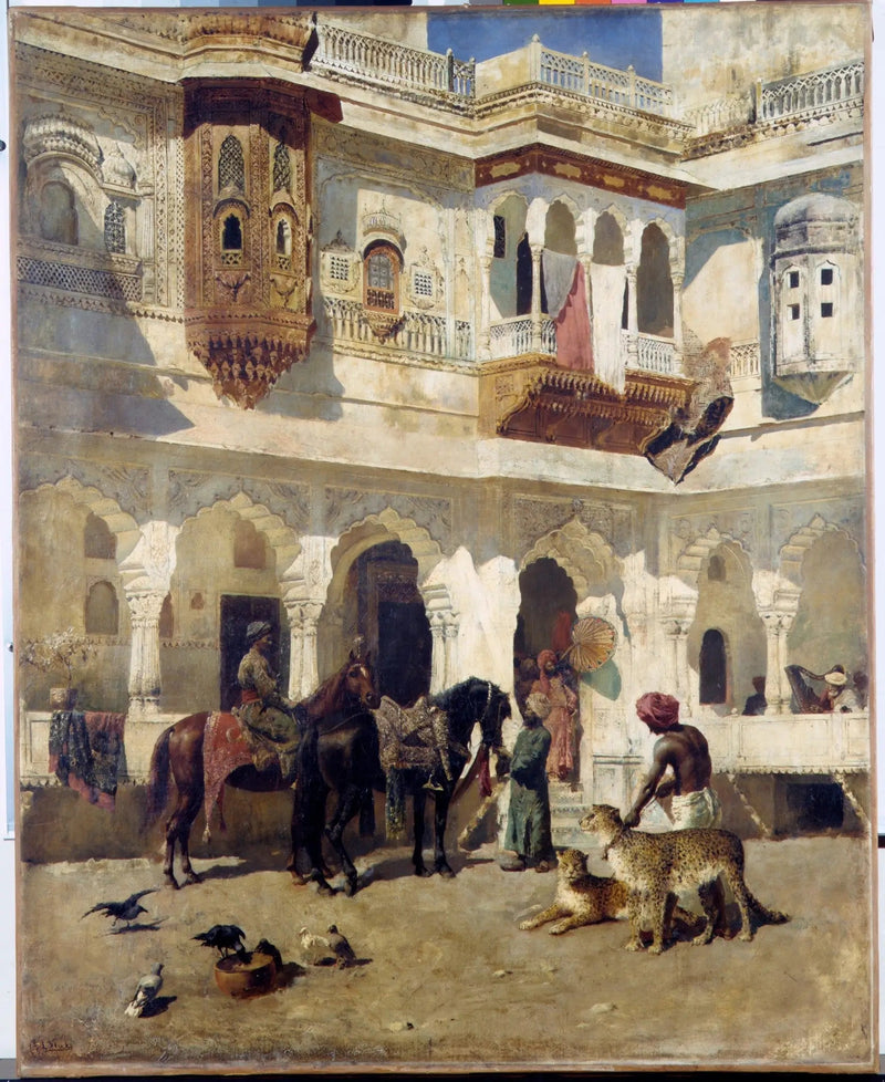 Le Rajah part à la chasse - Edwin Lord Weeks