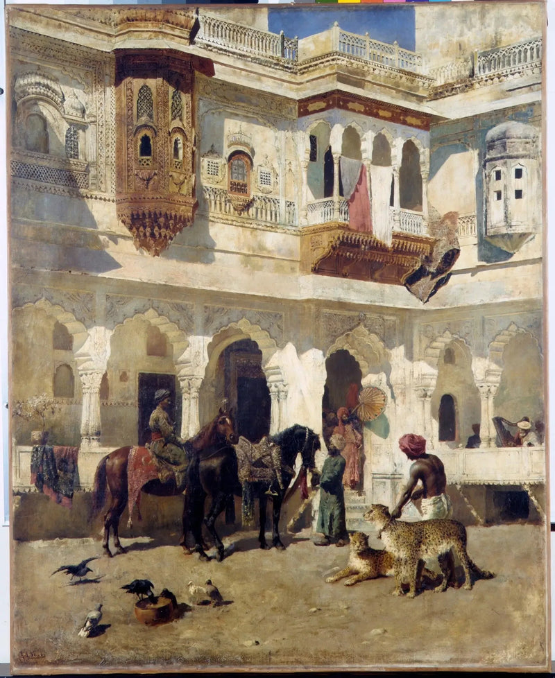 Le Rajah part à la chasse - Edwin Lord Weeks
