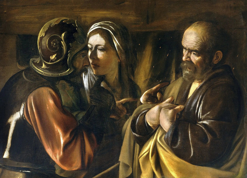 Le Reniement de saint Pierre - Le Caravage
