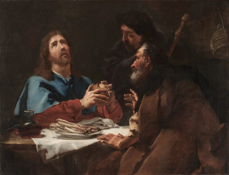 Le Repas à Emmaüs - Giovanni Battista Piazzetta