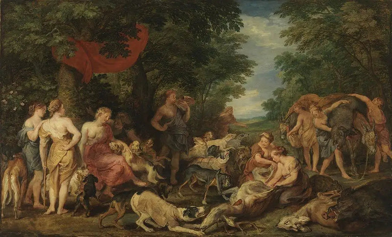 Le Repos de Diane après la chasse - Peter Paul Rubens
