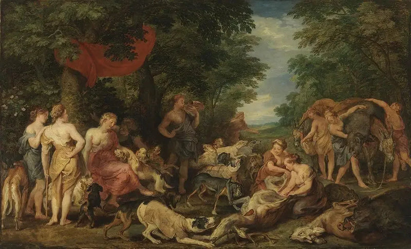 Le Repos de Diane après la chasse - Peter Paul Rubens