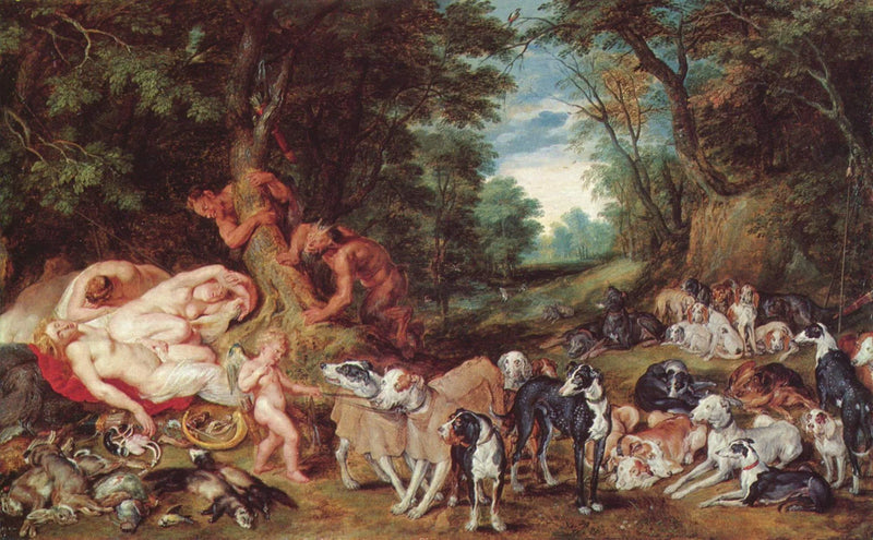Le Repos de Diane et de ses nymphes - Jan Brueghel l'Ancien
