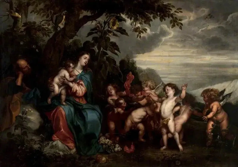 Le repos pendant la fuite en Égypte - Antoine van Dyck