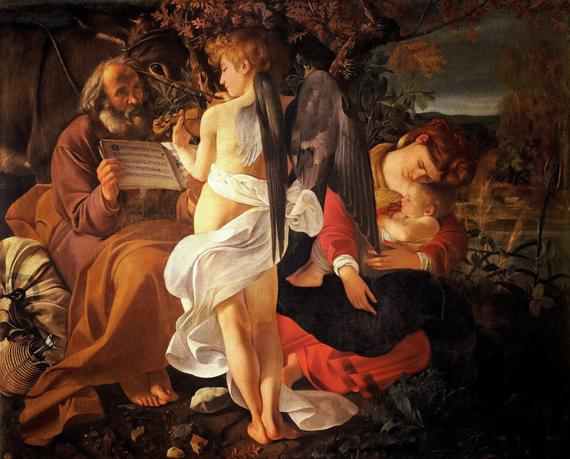 Le Repos pendant la fuite en Égypte - Le Caravage