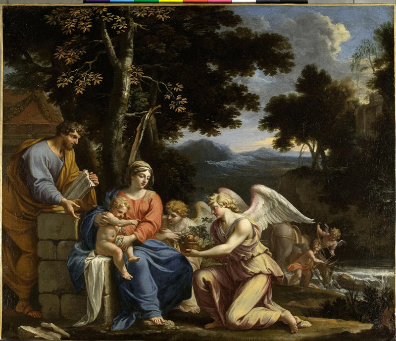 Le repos pendant la fuite en Egypte - Charles Poerson
