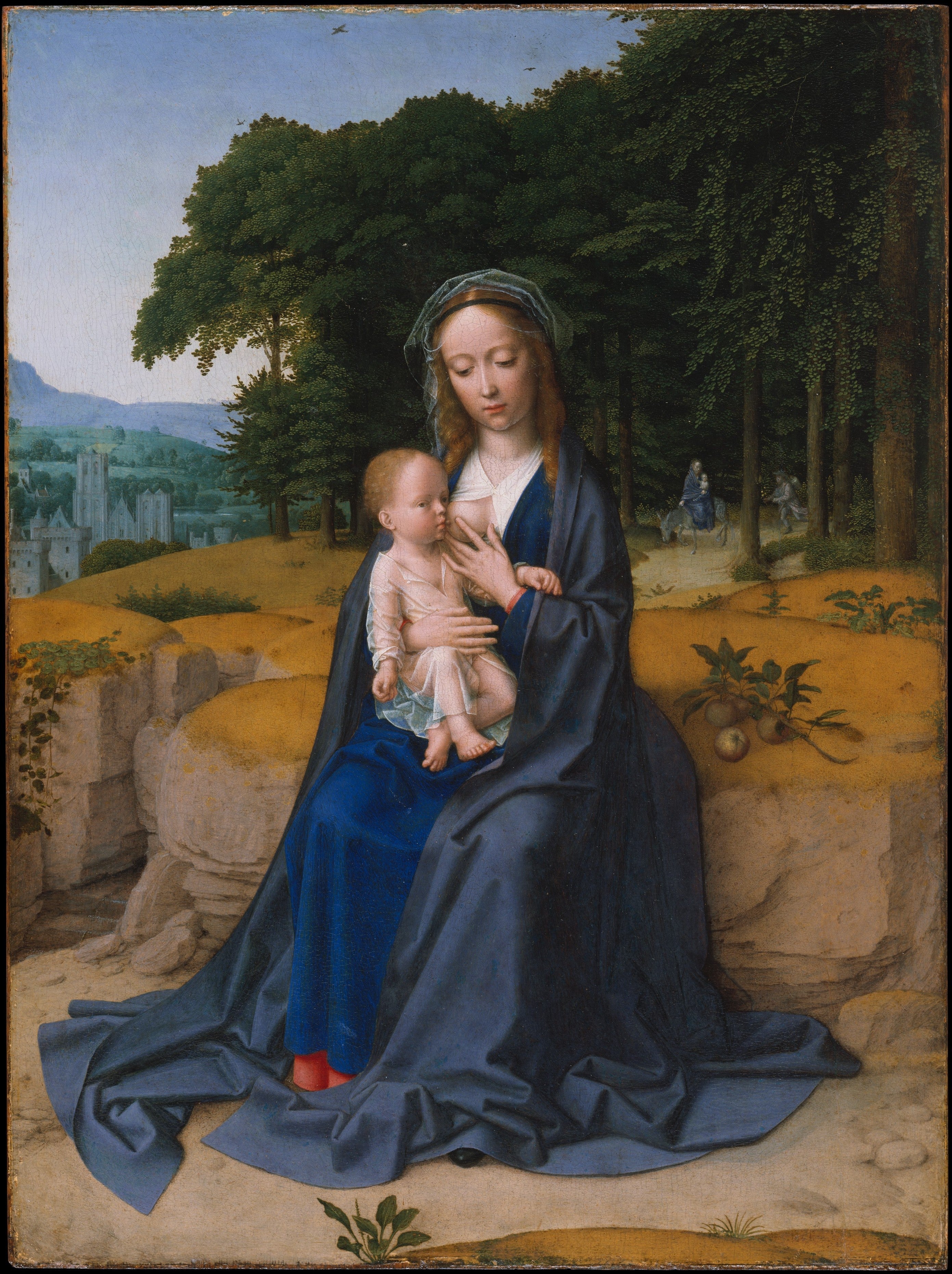 Le Repos pendant la fuite en Égypte - Gérard David - Alpha Reproduction