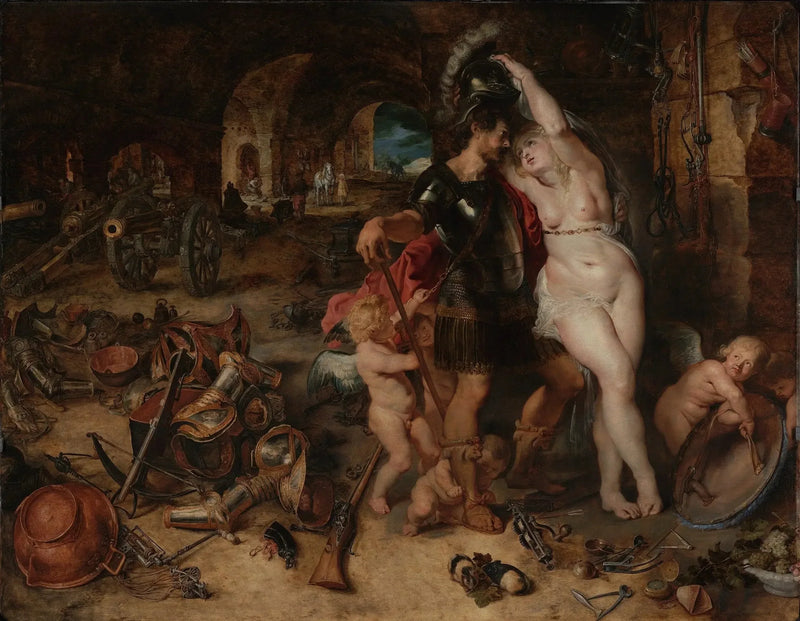 Le retour de la guerre : Mars désarmé par Vénus - Peter Paul Rubens