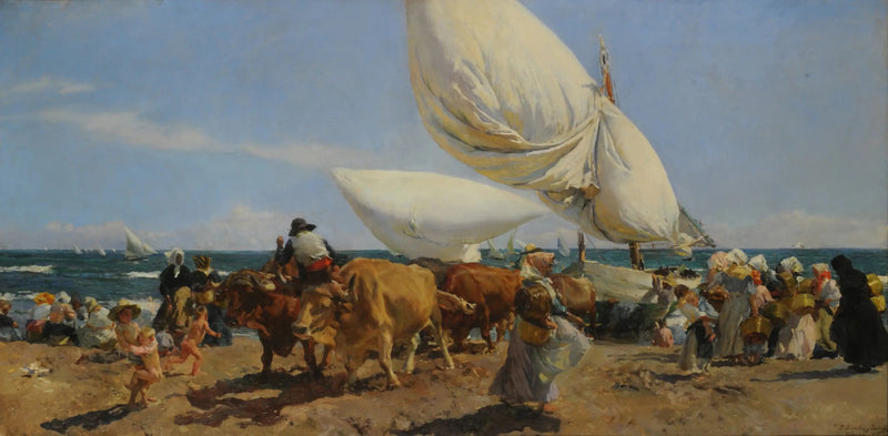 Le retour de la pêche - Joaquín Sorolla