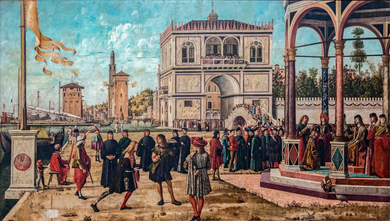 Le Retour des ambassadeurs à la cour d'Angleterre - Vittore Carpaccio