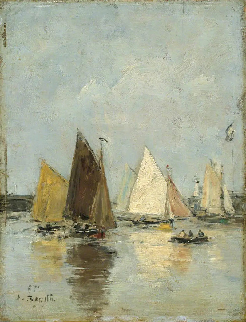 Le retour des bateaux - Eugène Boudin