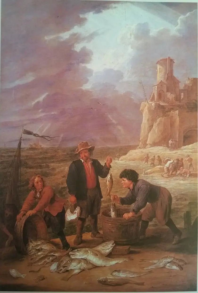 Le retour des pêcheurs avec leurs prises - David Teniers le Jeune