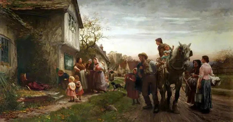 Le retour du pénitent - Luke Fildes