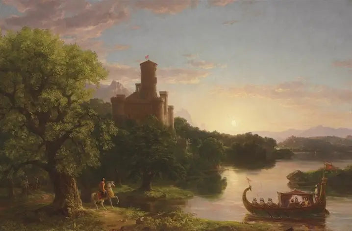 Le retour du tournoi - Thomas Cole - Alpha Reproduction