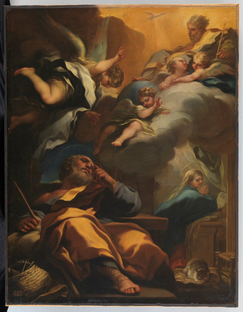 Le rêve de saint Joseph - Luca Giordano